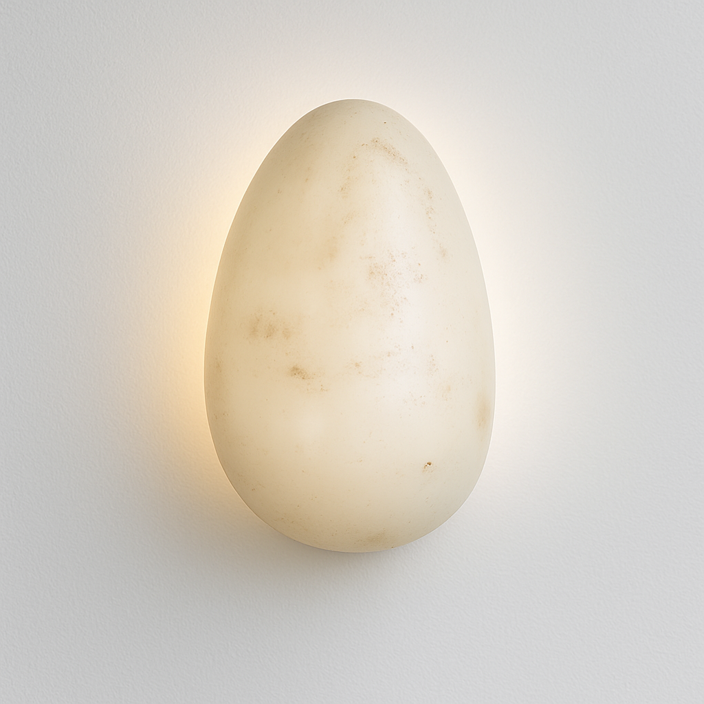 Luminária Arandela Moderna Minimalista LED Mármore Travertino Bela - ABAZZUR™