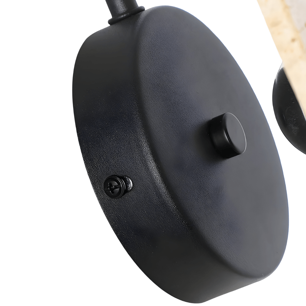Luminária Arandela Moderna Minimalista LED Mármore Travertino Metal Sèvr - ABAZZUR™
