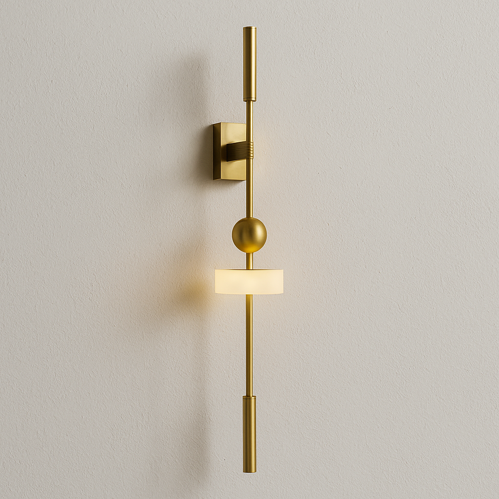 Luminária Arandela Moderna Minimalista LED Metal Mármore Asak - ABAZZUR™