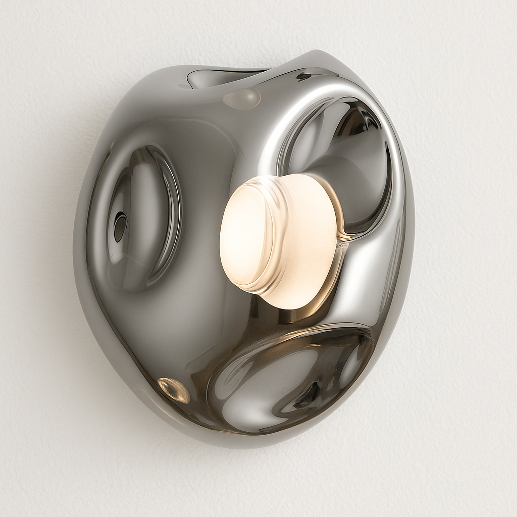  Luminária Arandela Moderna Minimalista LED Metal Vidro Hyde - ABAZZUR™