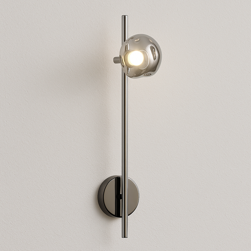  Luminária Arandela Moderna Minimalista LED Metal Vidro Hyde - ABAZZUR™