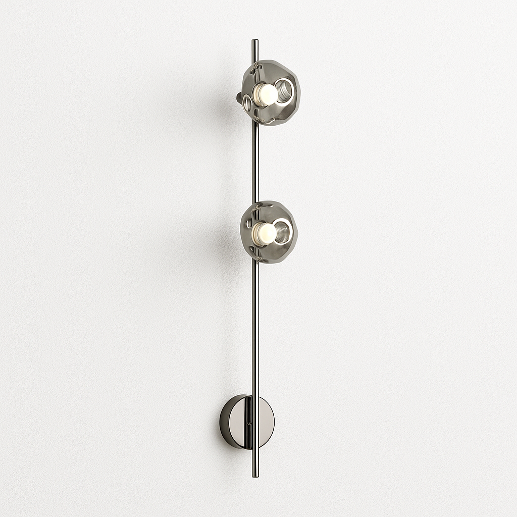  Luminária Arandela Moderna Minimalista LED Metal Vidro Hyde - ABAZZUR™
