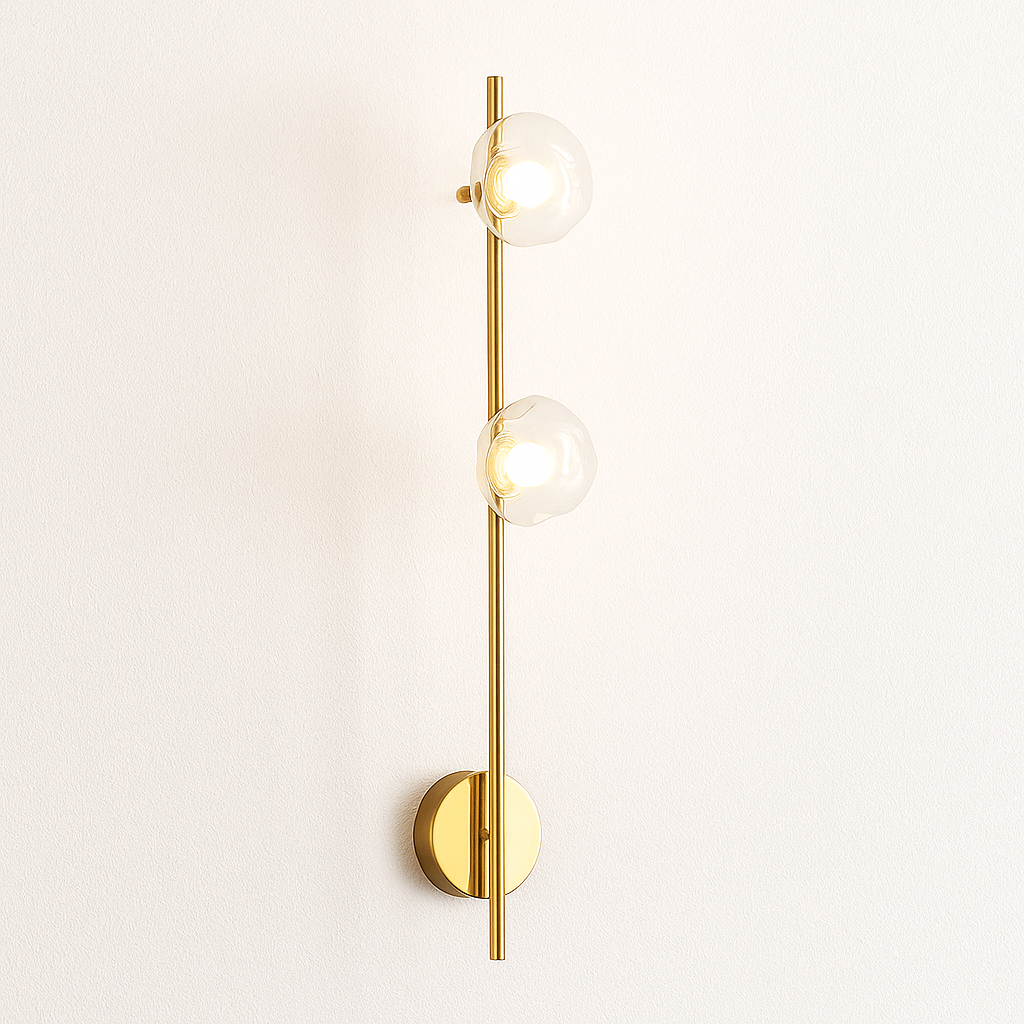 Luminária Arandela Moderna Minimalista LED Metal Vidro Hyde - ABAZZUR™