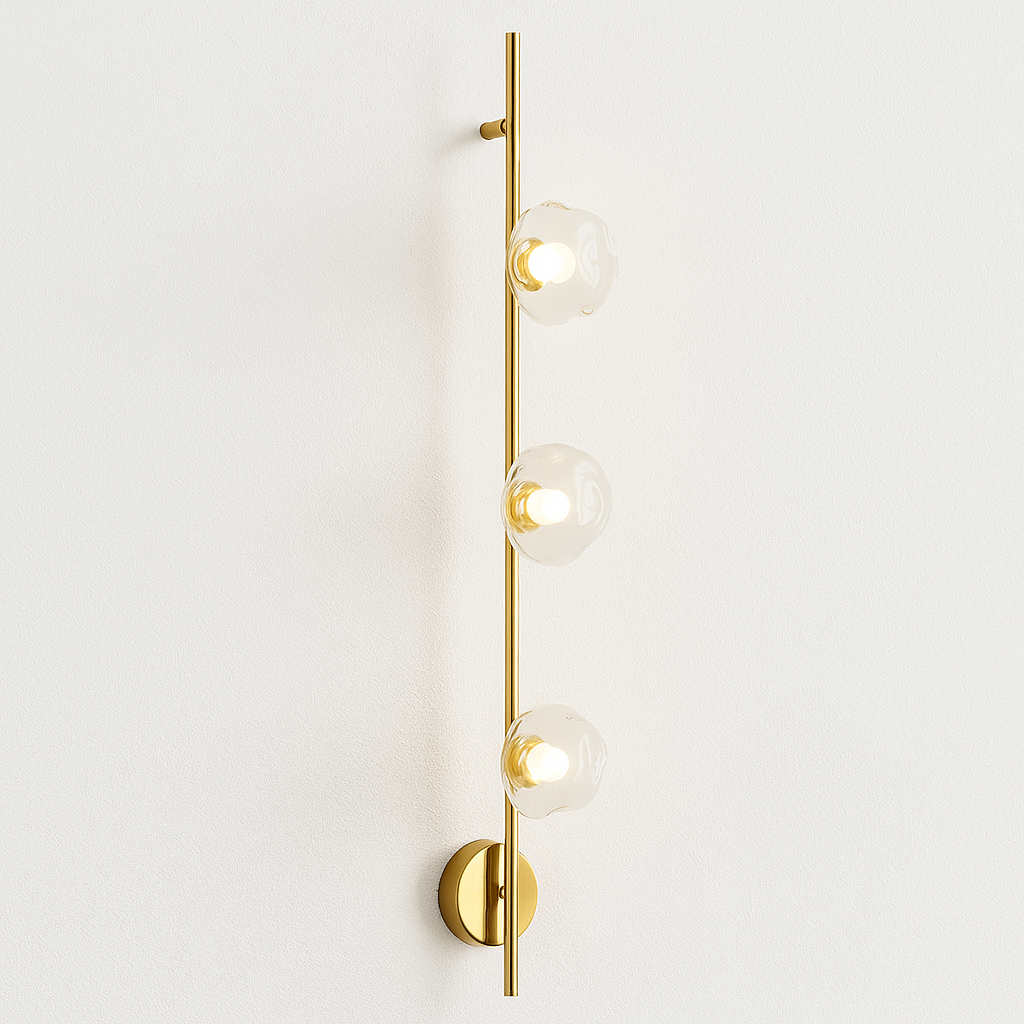  Luminária Arandela Moderna Minimalista LED Metal Vidro Hyde - ABAZZUR™