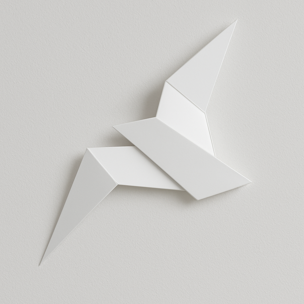 Luminária Arandela Moderna Minimalista LED Origami Upton - ABAZZUR™