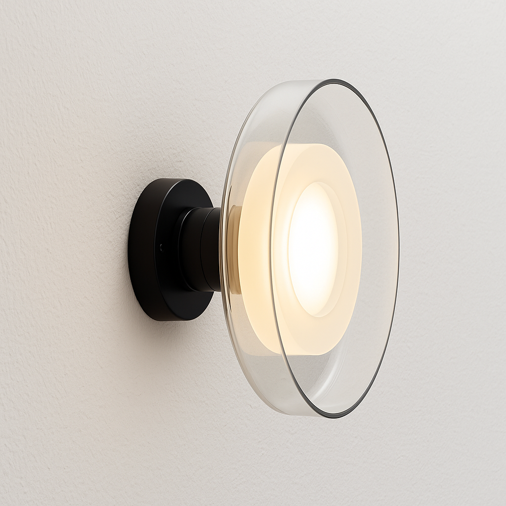 Luminária Arandela Moderna Minimalista LED Vidro Metal Taks - ABAZZUR™