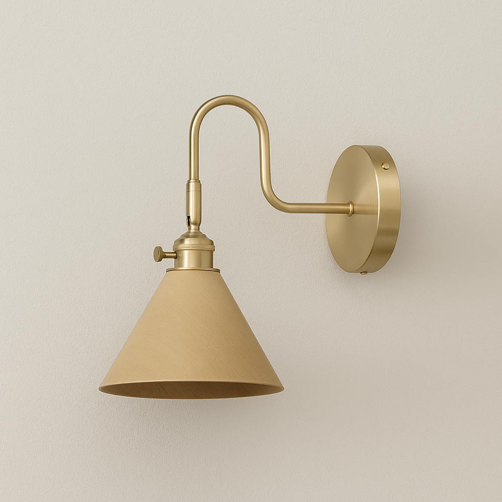 Luminária Arandela Moderna Minimalista Madeira Metal Pavia - ABAZZUR™