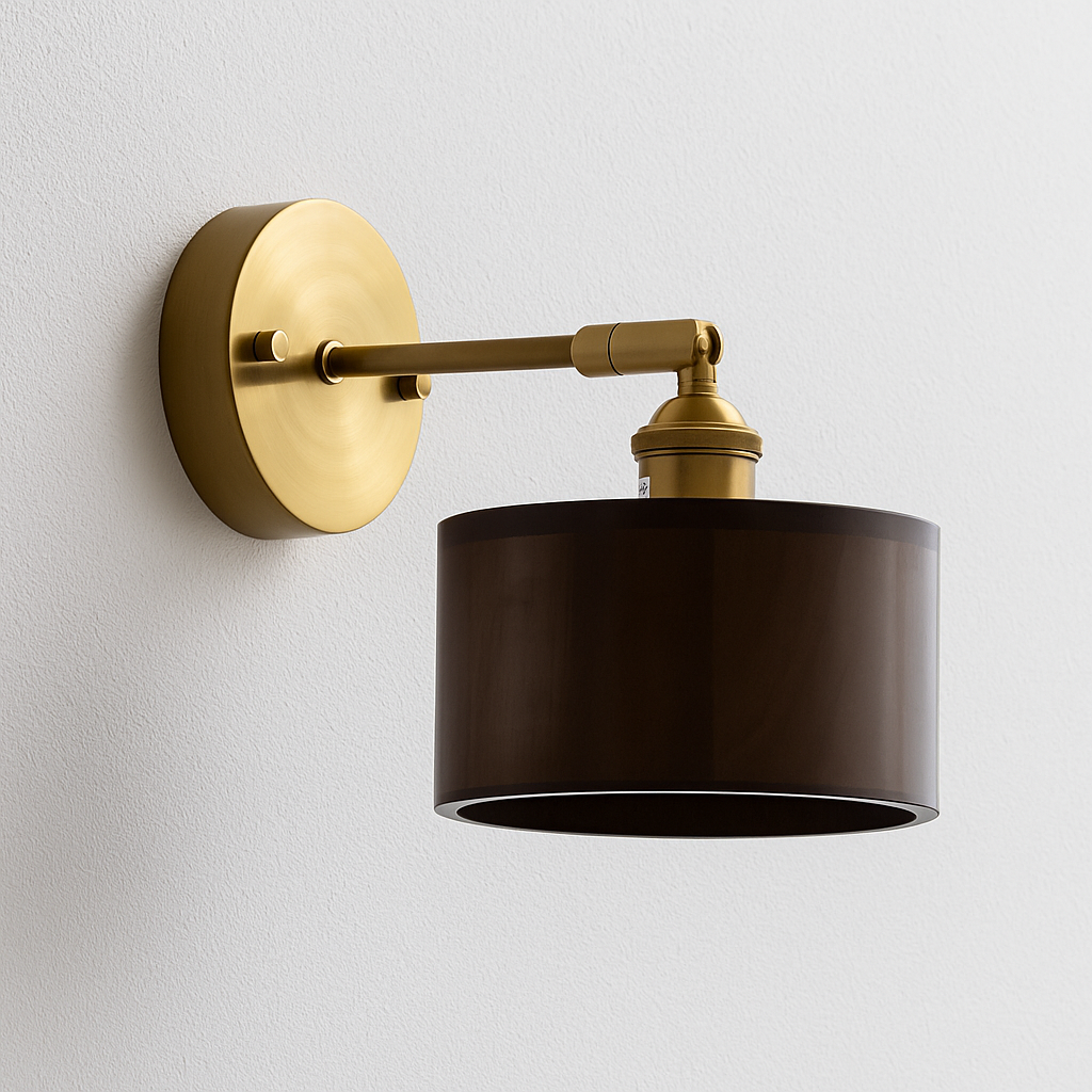 Luminária Arandela Moderna Minimalista Madeira Metal Vares - ABAZZUR™