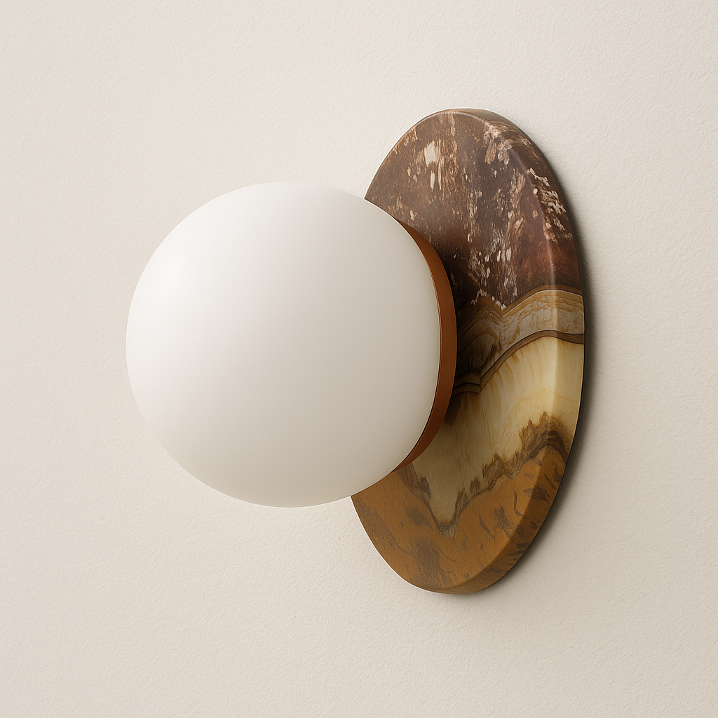 Luminária Arandela Moderna Minimalista Mármore Earls - ABAZZUR™