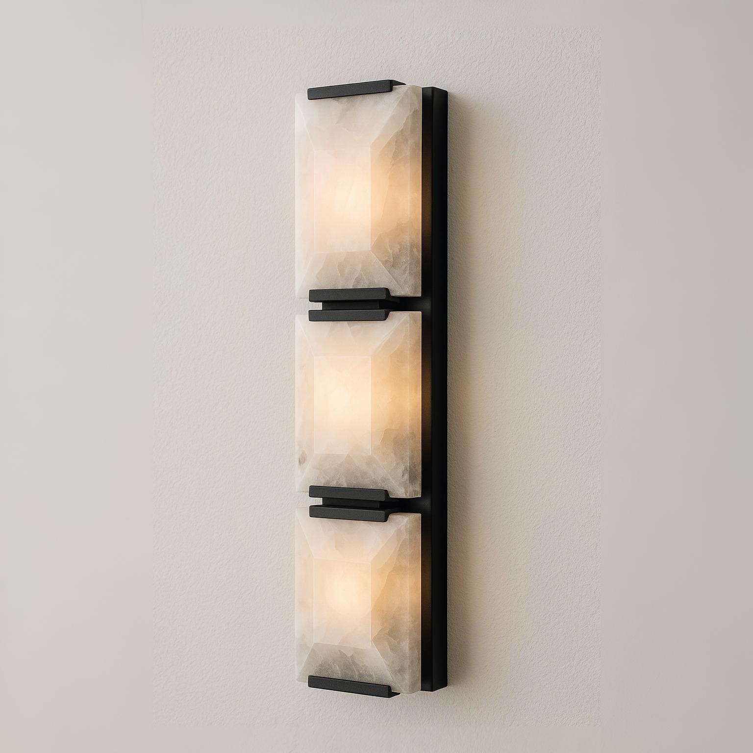 Luminária Arandela Moderna Minimalista Mármore Metal Echo - ABAZZUR™