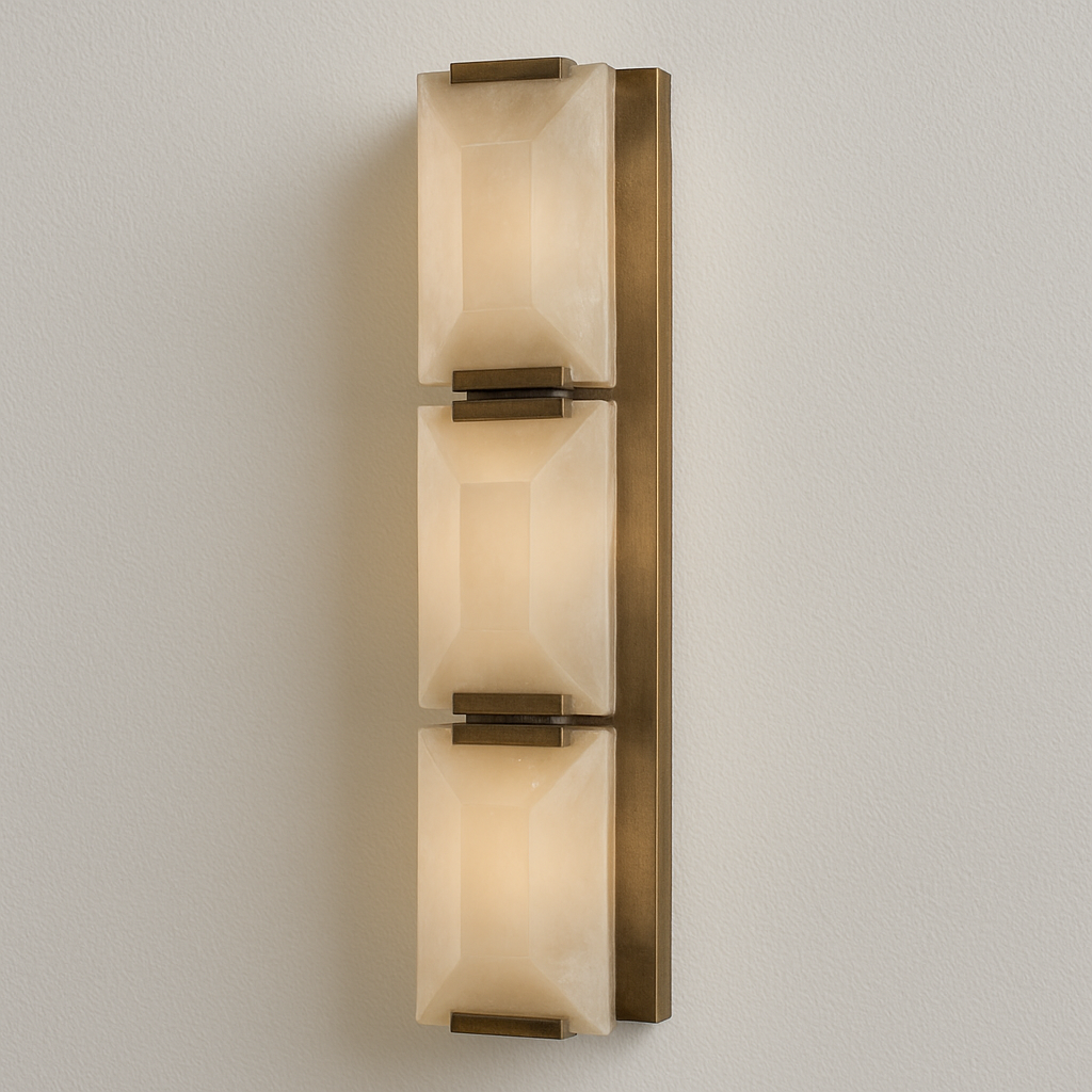 Luminária Arandela Moderna Minimalista Mármore Metal Echo - ABAZZUR™