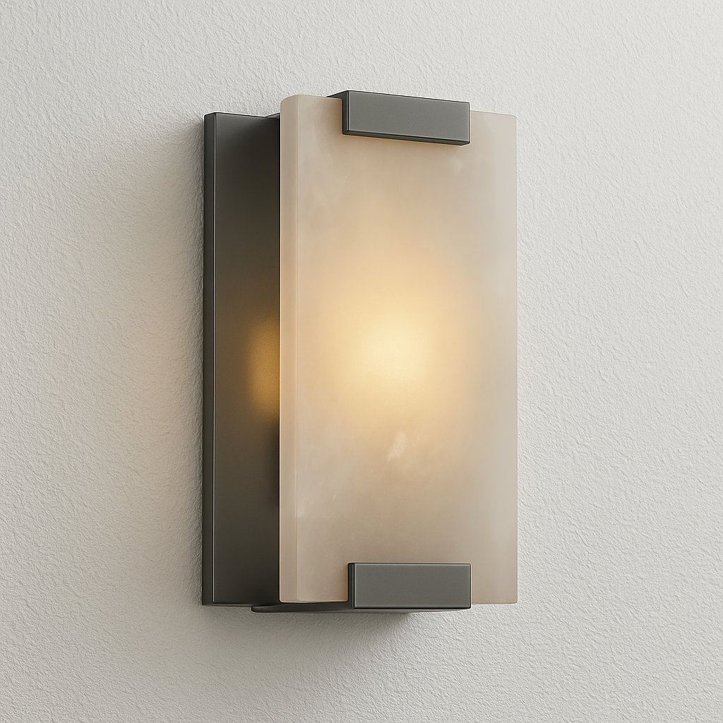 Luminária Arandela Moderna Minimalista Mármore Metal Sion - ABAZZUR™