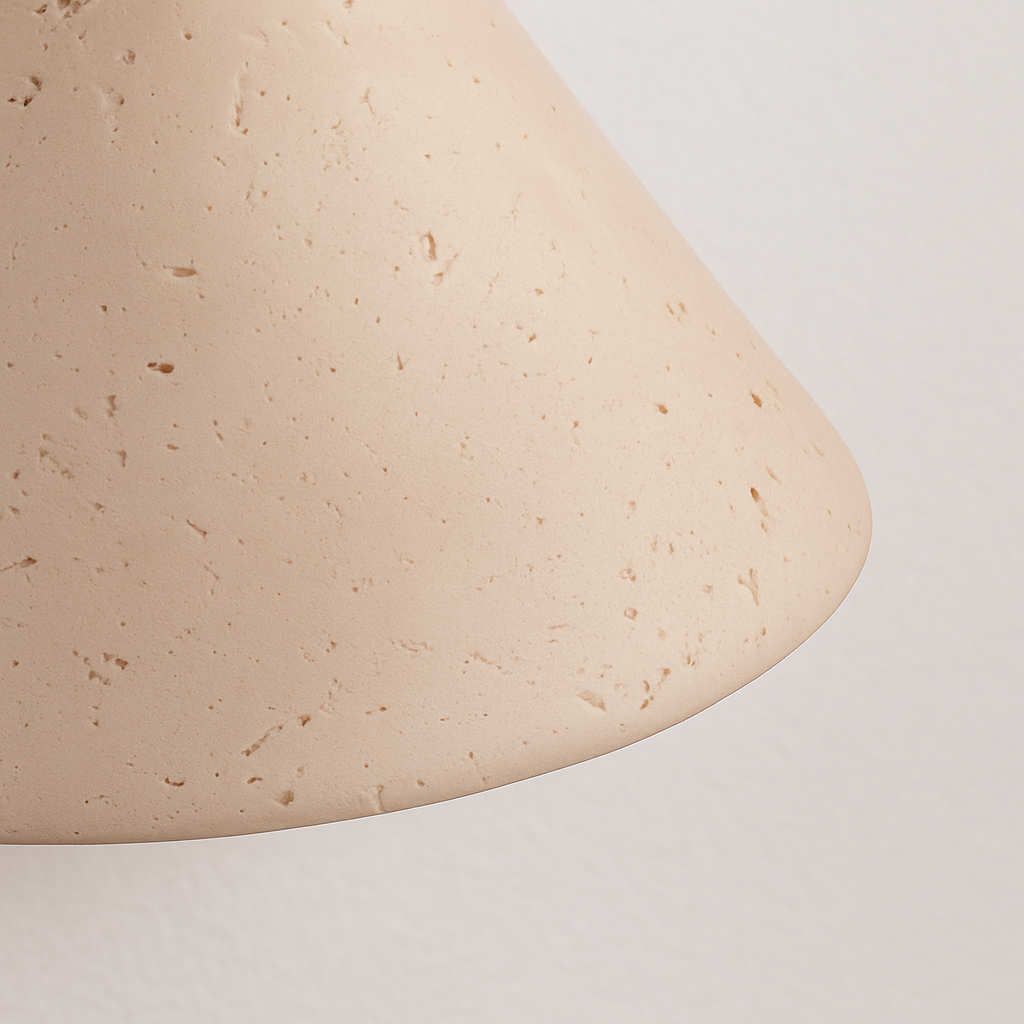 Luminária Arandela Moderna Minimalista Mármore Travertino Oria - ABAZZUR™