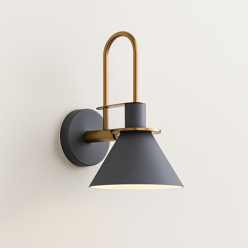 Luminária Arandela Moderna Minimalista Metal Aarhus - ABAZZUR™