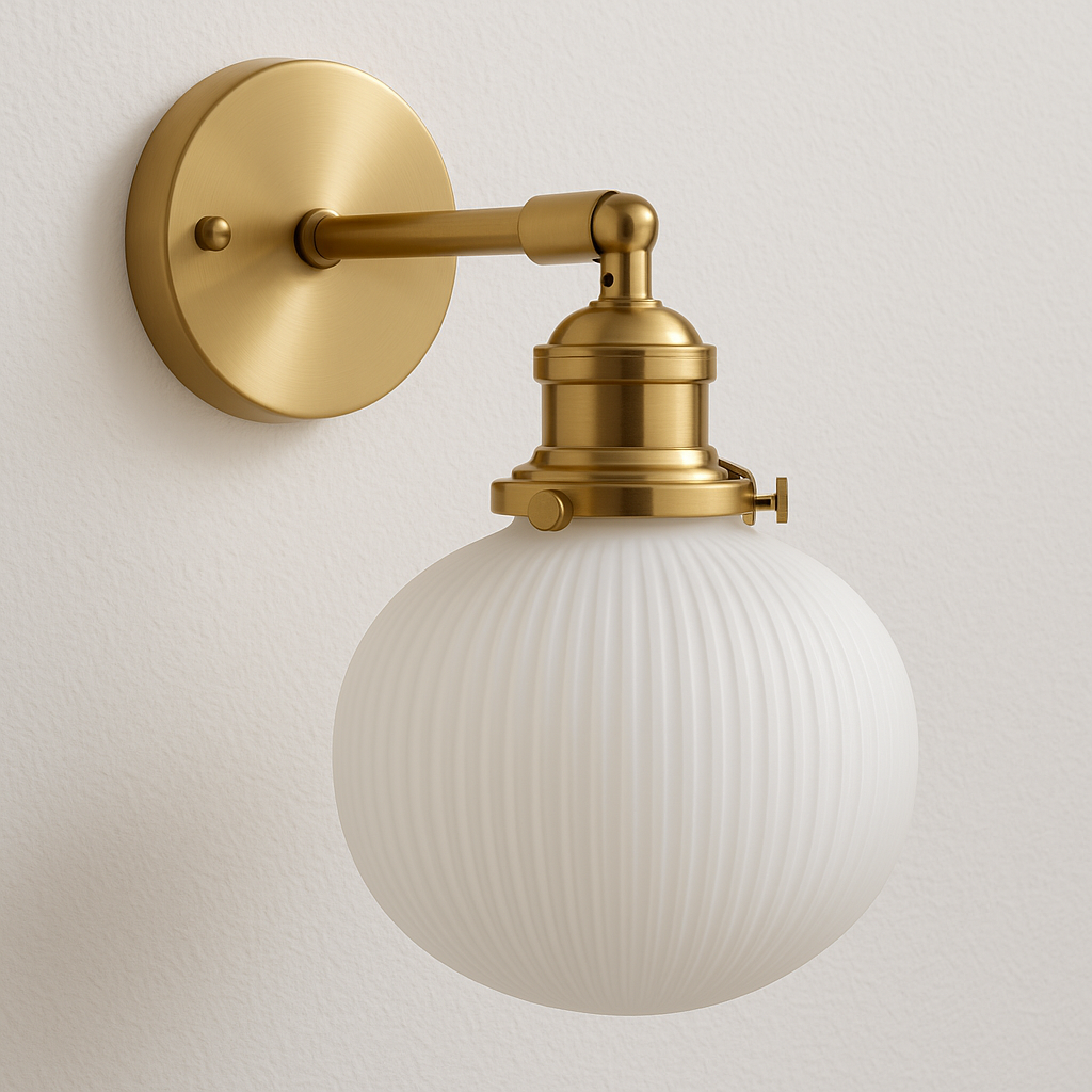 Luminária Arandela Moderna Minimalista Metal Cerâmica Totter - ABAZZUR™