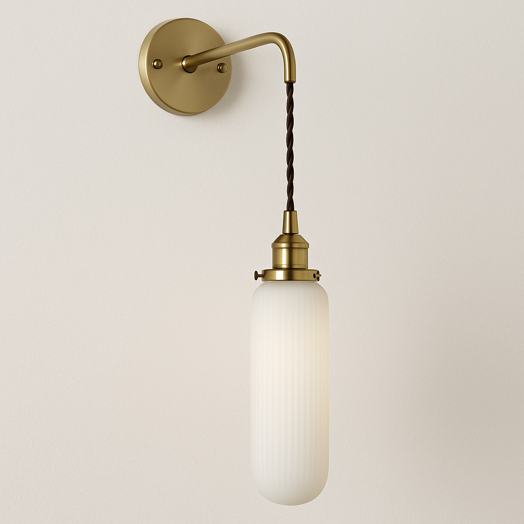 Luminária Arandela Moderna Minimalista Metal Cerâmica Totter - ABAZZUR™