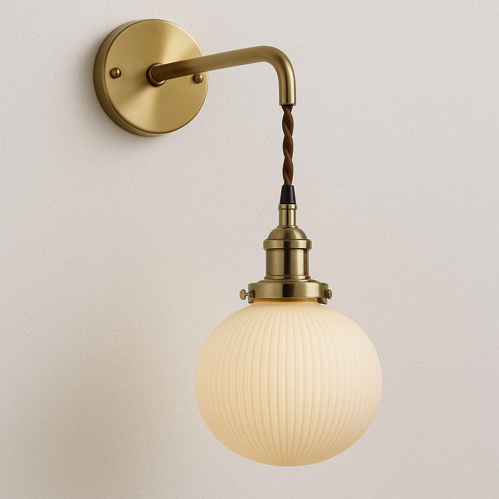 Luminária Arandela Moderna Minimalista Metal Cerâmica Totter - ABAZZUR™