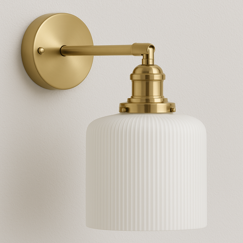 Luminária Arandela Moderna Minimalista Metal Cerâmica Totter - ABAZZUR™
