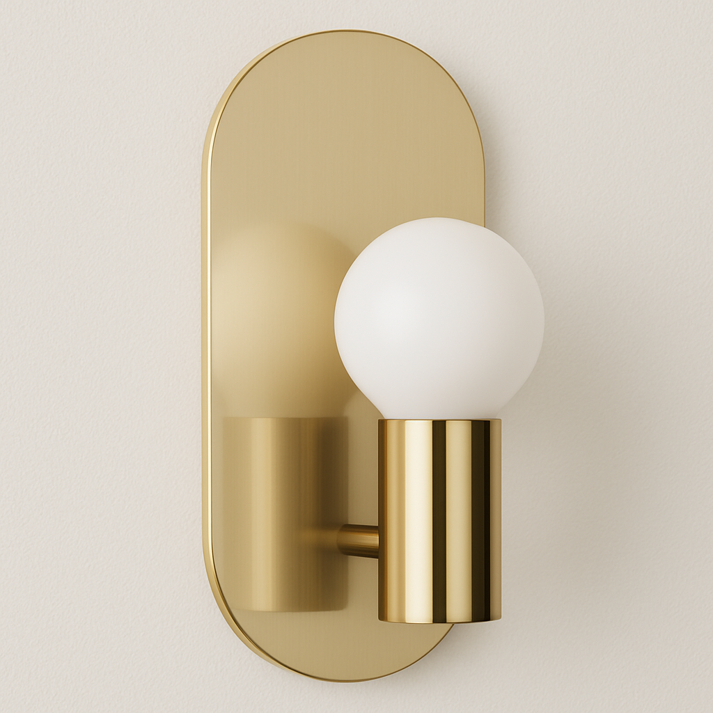 Luminária Arandela Moderna Minimalista Metal Dourado Le Bouscat - ABAZZUR™