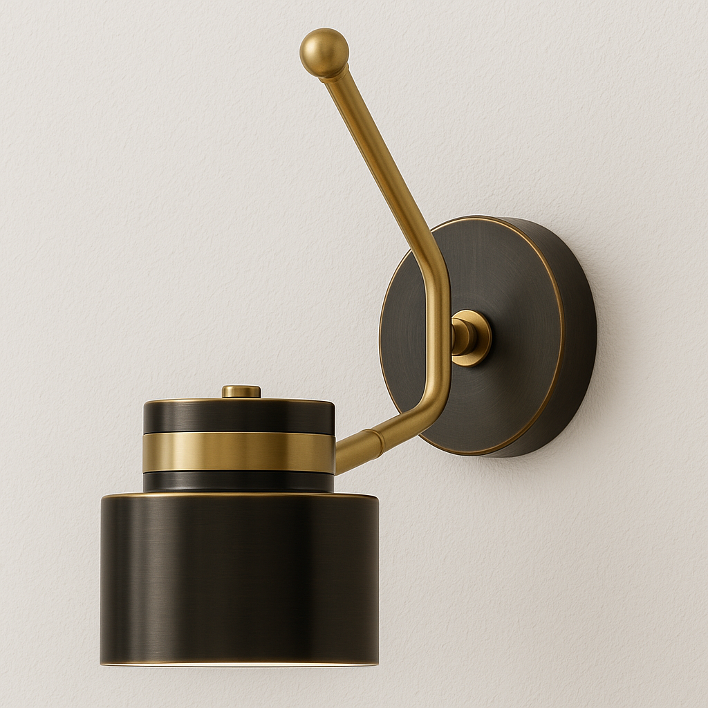 Luminária Arandela Moderna Minimalista Metal LED Golden Nephi - ABAZZUR™