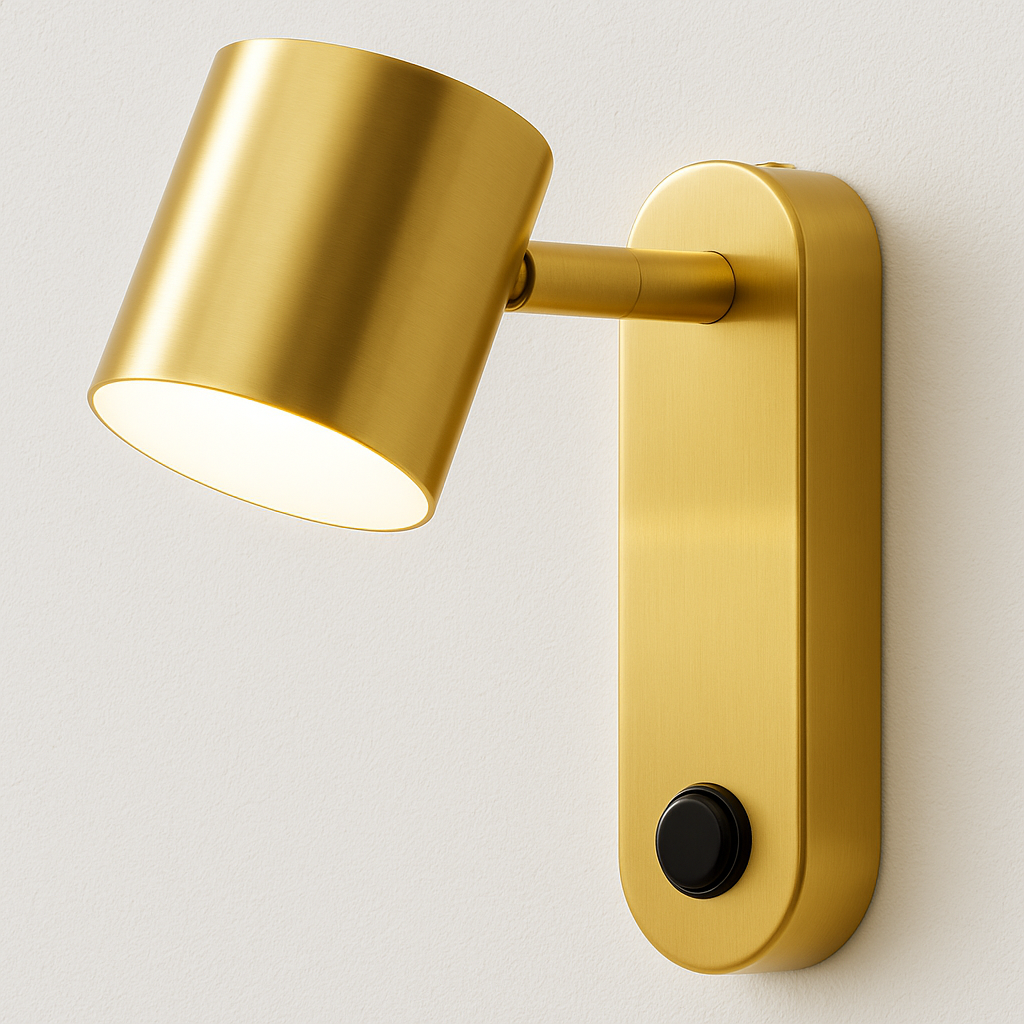 Luminária Arandela Moderna Minimalista Metal LED Golden Nephi - ABAZZUR™