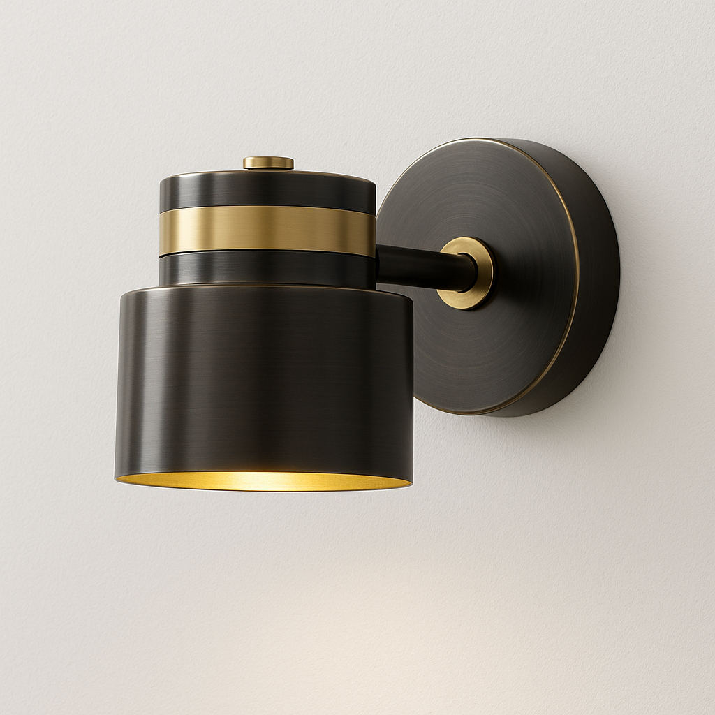 Luminária Arandela Moderna Minimalista Metal LED Golden Nephi - ABAZZUR™