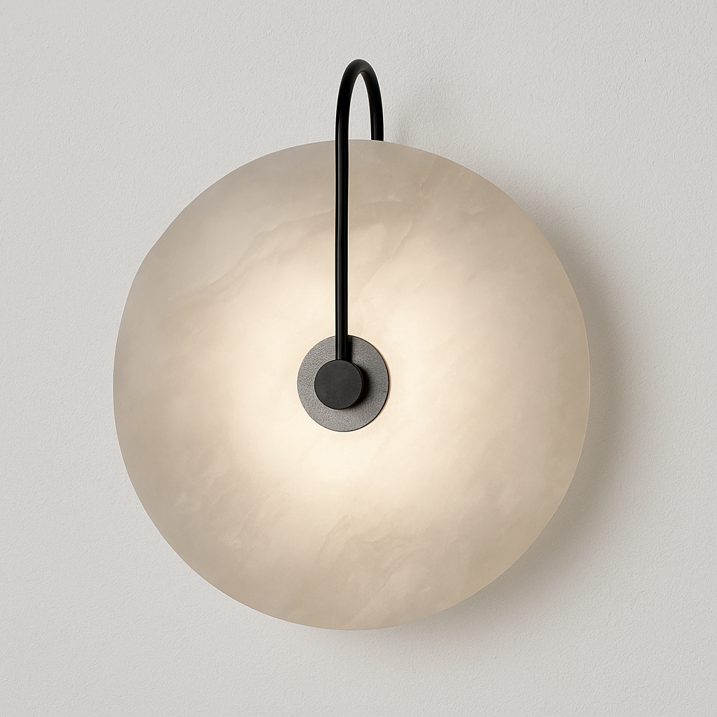 Luminária Arandela Moderna Minimalista Metal Mármore LED Covent - ABAZZUR™