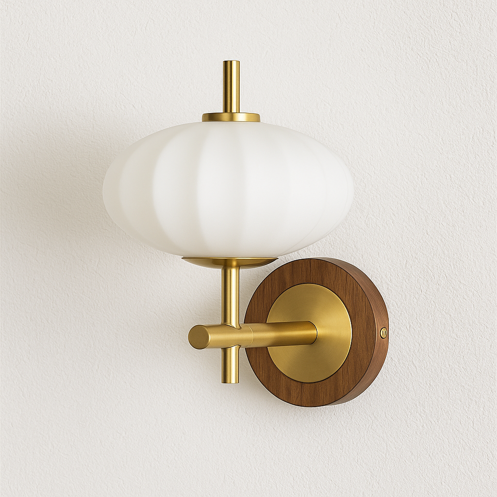 Luminária Arandela Moderna Minimalista Metal Vidro Adria - ABAZZUR™