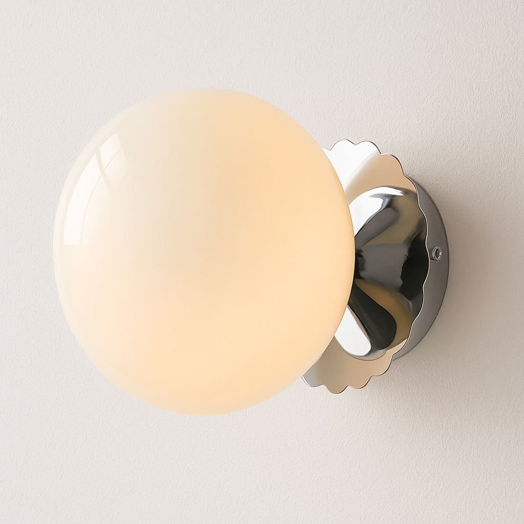 Luminária Arandela Moderna Minimalista Metal Vidro Bacalan - ABAZZUR™