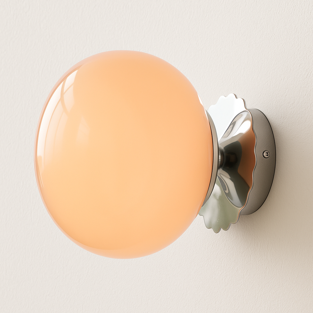 Luminária Arandela Moderna Minimalista Metal Vidro Bacalan - ABAZZUR™