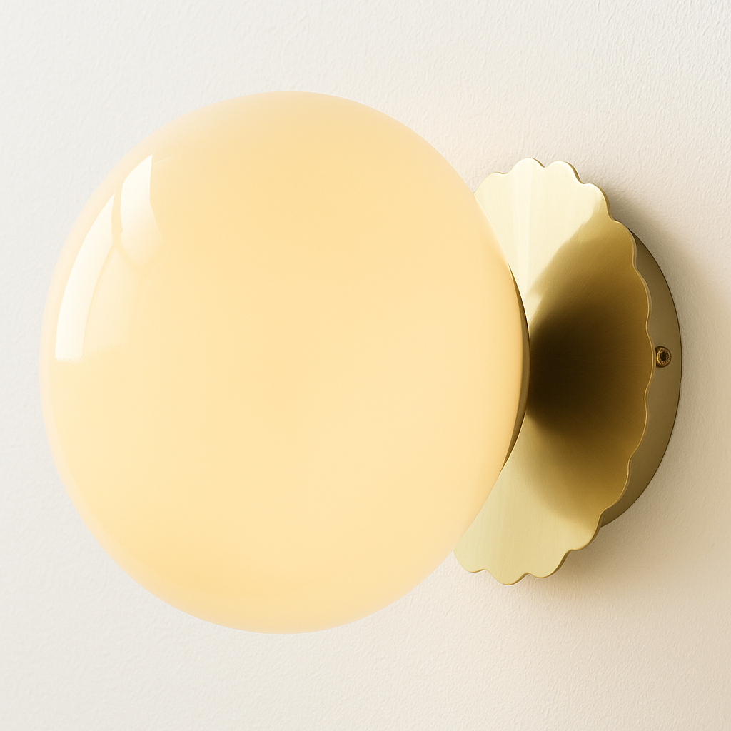 Luminária Arandela Moderna Minimalista Metal Vidro Bacalan - ABAZZUR™