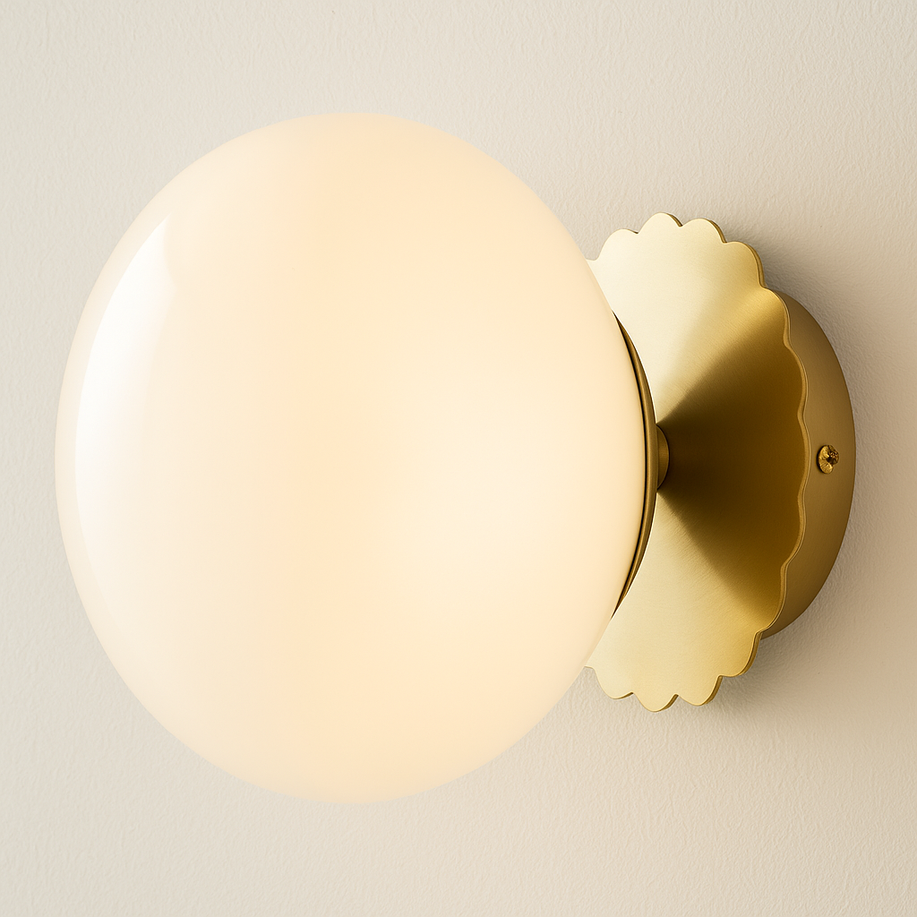 Luminária Arandela Moderna Minimalista Metal Vidro Bacalan - ABAZZUR™