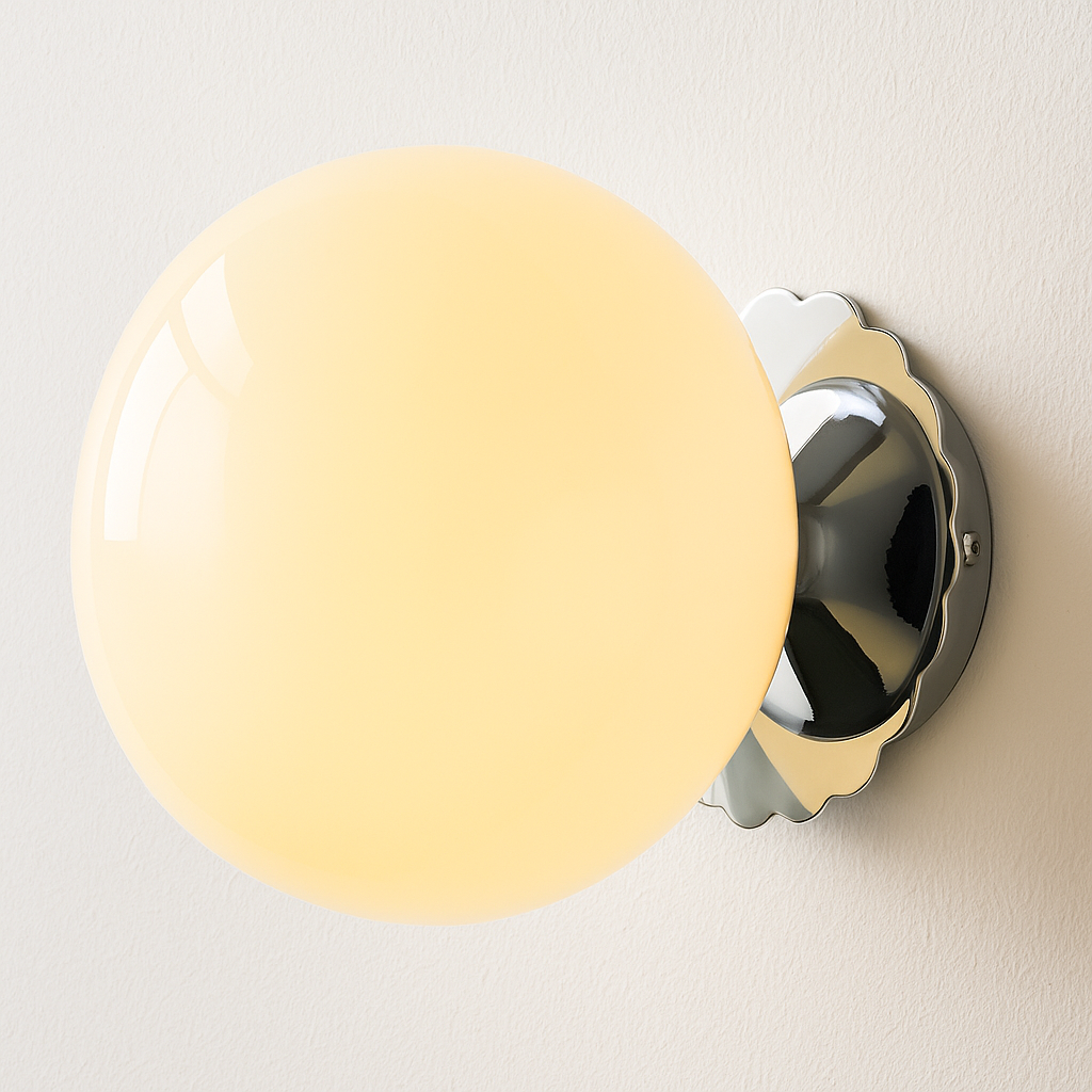 Luminária Arandela Moderna Minimalista Metal Vidro Bacalan - ABAZZUR™