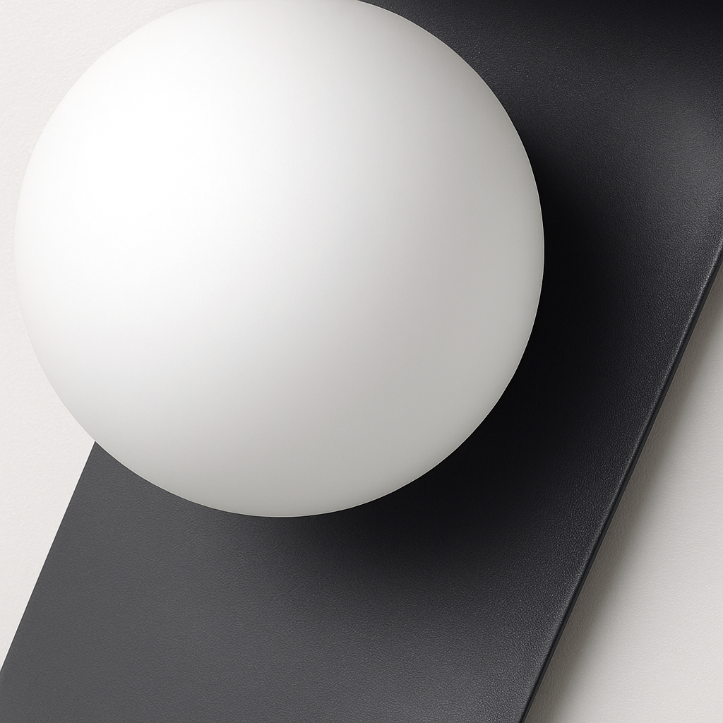 Luminária Arandela Moderna Minimalista Metal Vidro Barga - ABAZZUR™