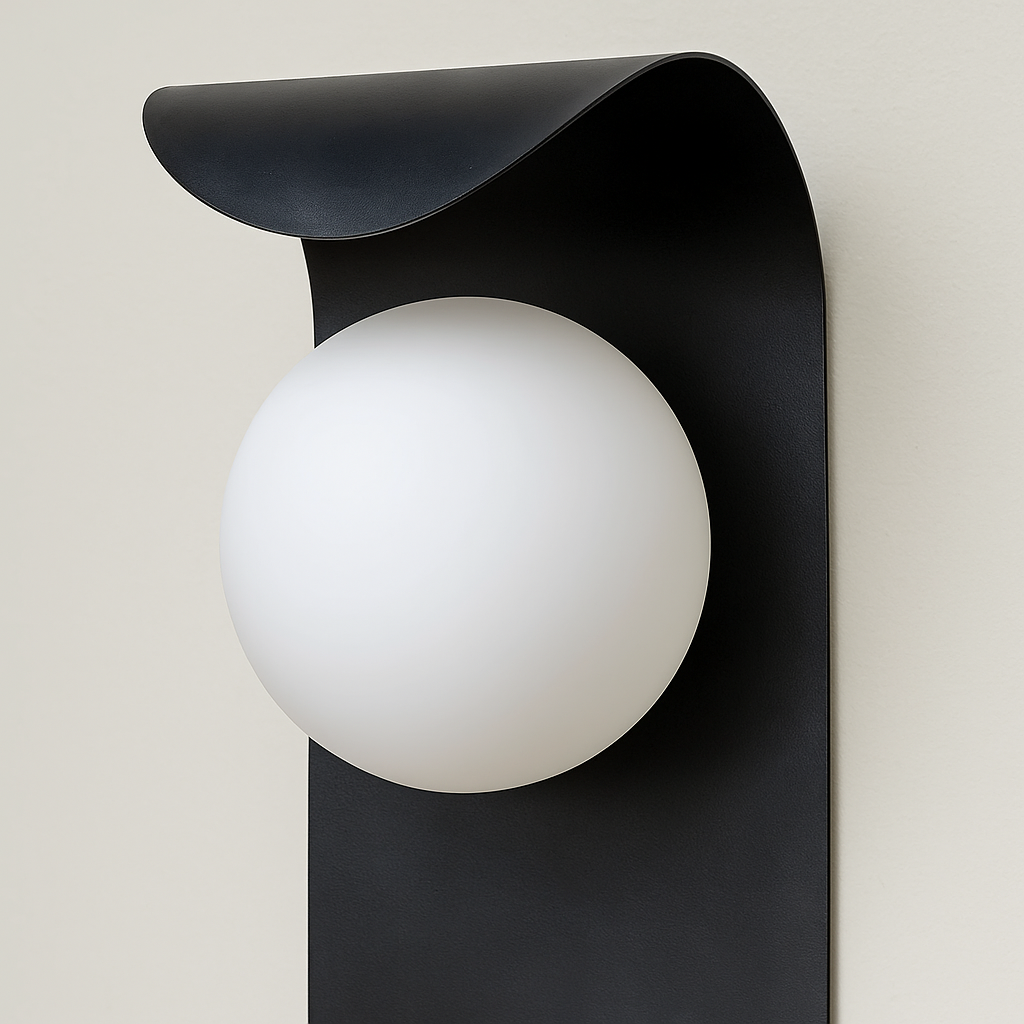 Luminária Arandela Moderna Minimalista Metal Vidro Barga - ABAZZUR™