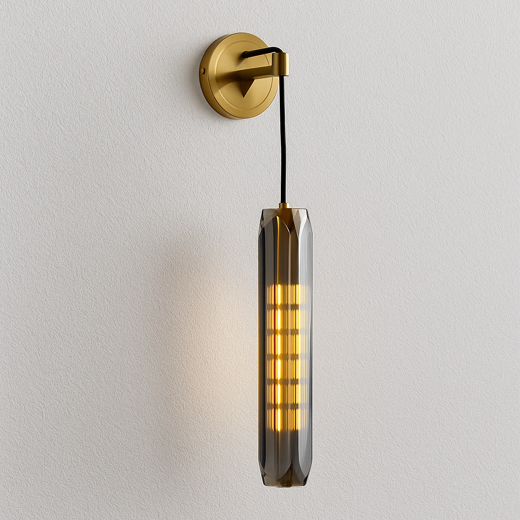 Luminária Arandela Moderna Minimalista Metal Vidro Blyth - ABAZZUR™