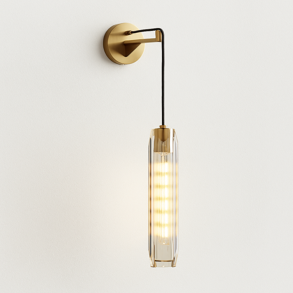 Luminária Arandela Moderna Minimalista Metal Vidro Blyth - ABAZZUR™
