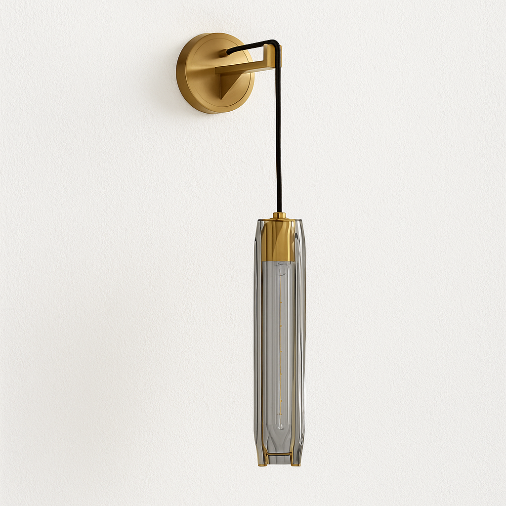 Luminária Arandela Moderna Minimalista Metal Vidro Blyth - ABAZZUR™
