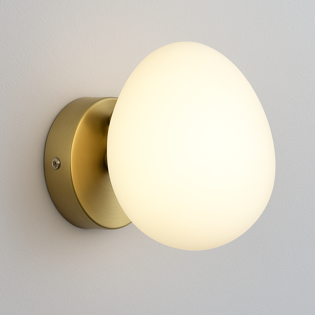 Luminária Arandela Moderna Minimalista Metal Vidro Eur - ABAZZUR™