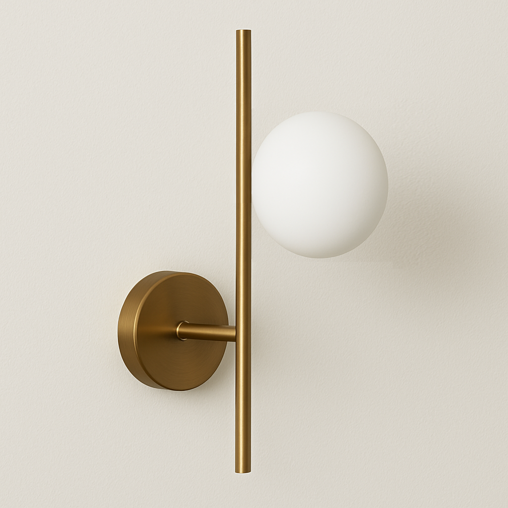 Luminária Arandela Moderna Minimalista Metal Vidro Hagen - ABAZZUR™