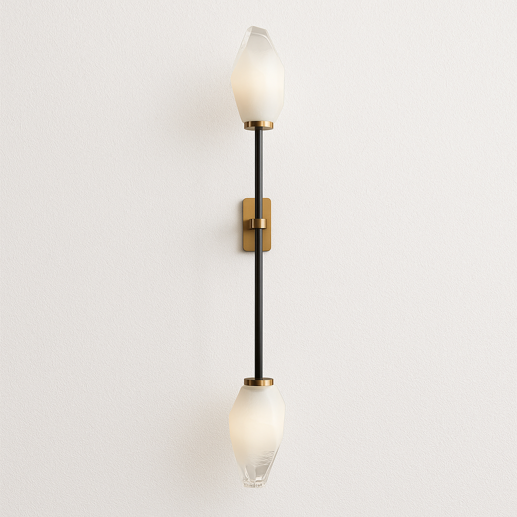 Luminária Arandela Moderna Minimalista Metal Vidro Herne - ABAZZUR™