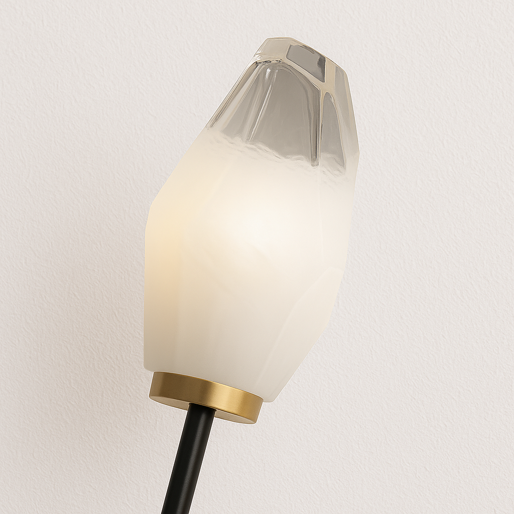 Luminária Arandela Moderna Minimalista Metal Vidro Herne - ABAZZUR™