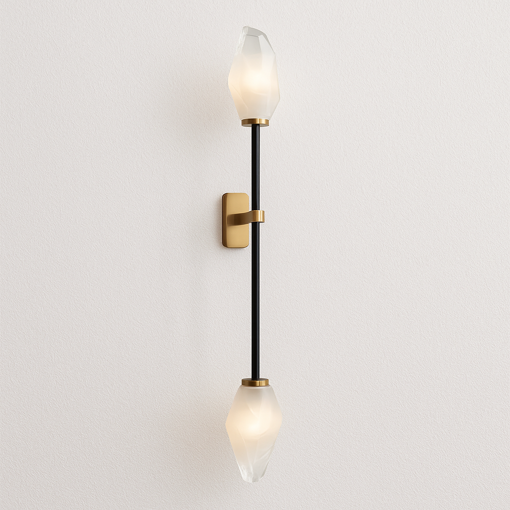 Luminária Arandela Moderna Minimalista Metal Vidro Herne - ABAZZUR™