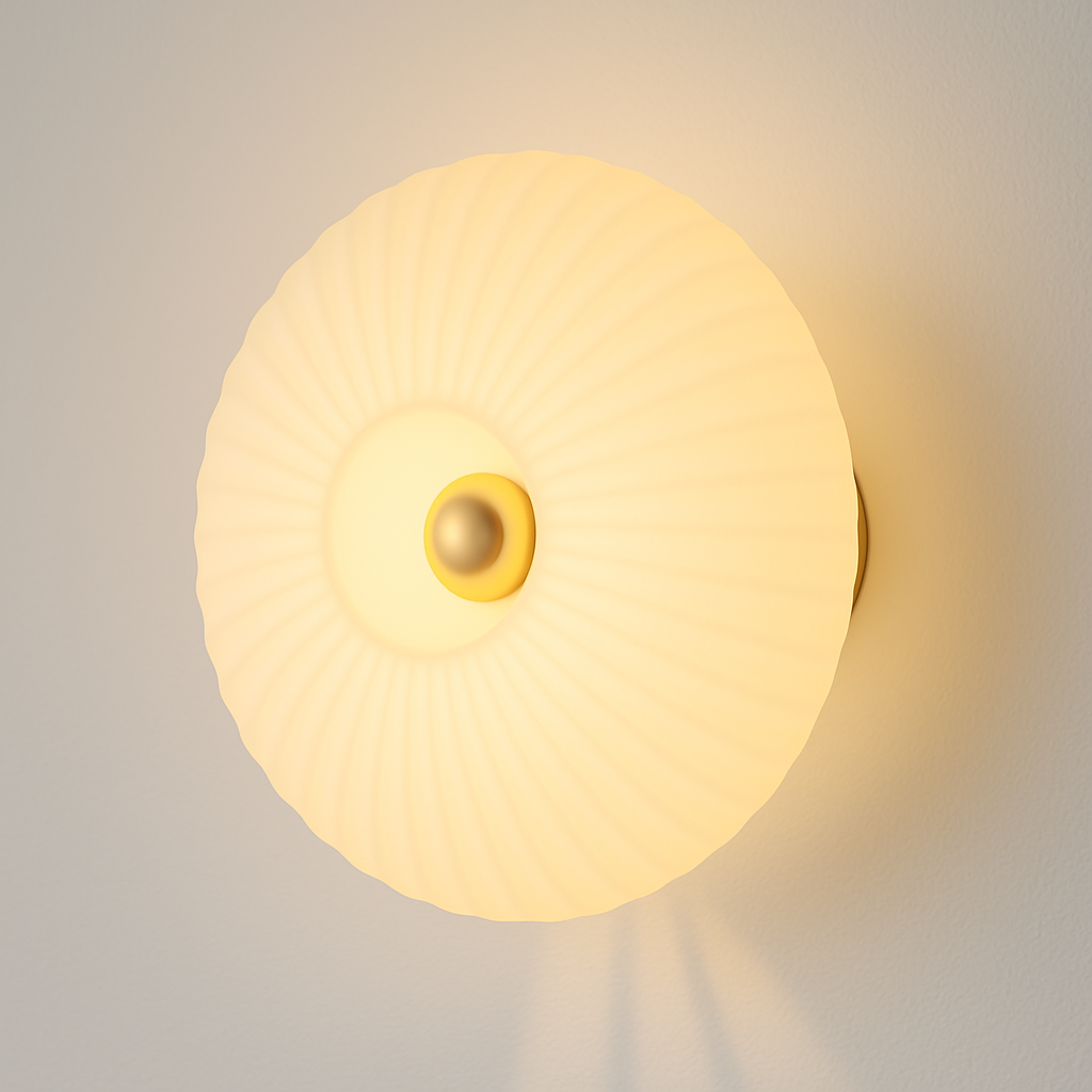 Luminária Arandela Moderna Minimalista Metal Vidro Hyde - ABAZZUR™