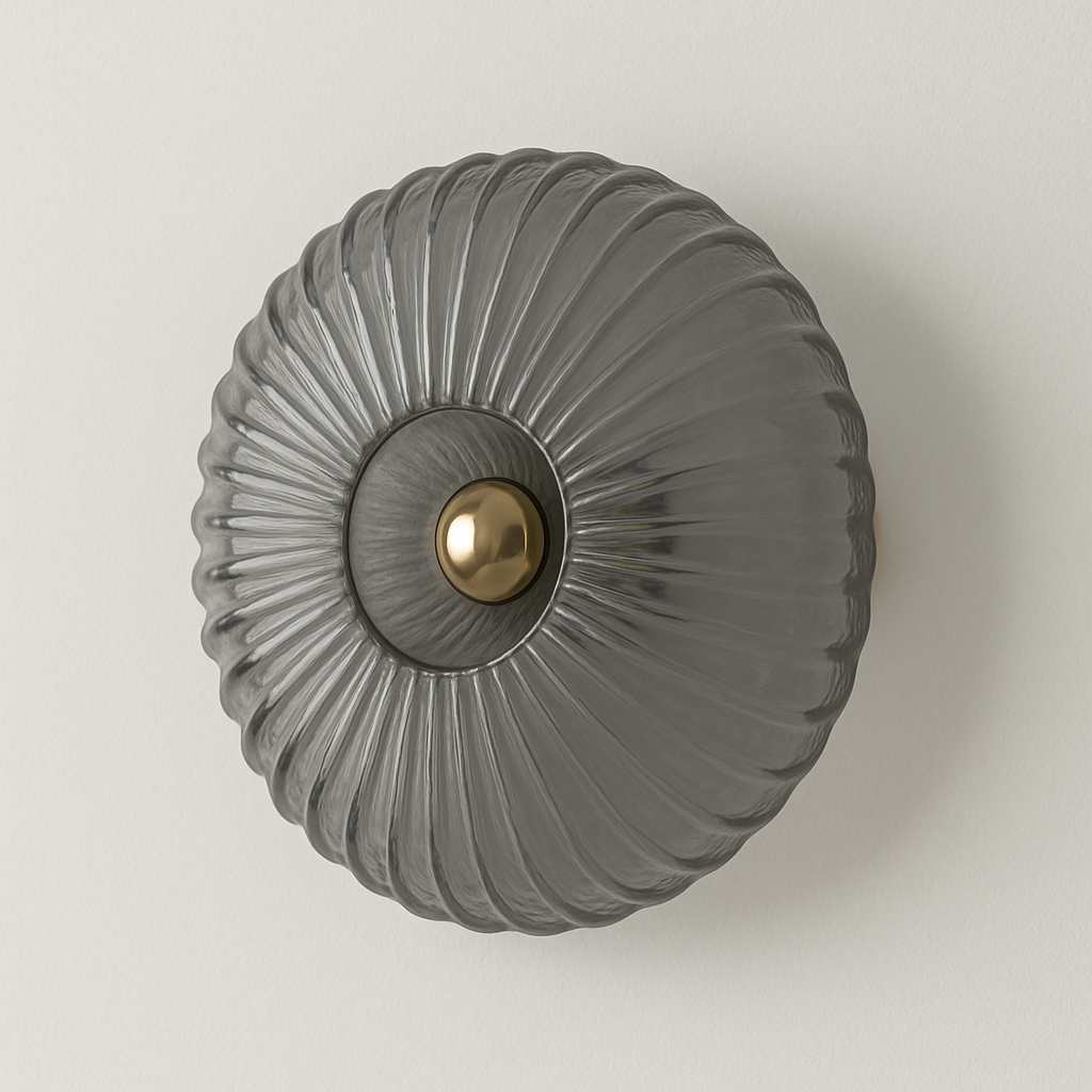 Luminária Arandela Moderna Minimalista Metal Vidro Hyde - ABAZZUR™