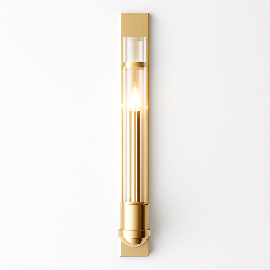 Luminária Arandela Moderna Minimalista Metal Vidro Kasta - ABAZZUR™