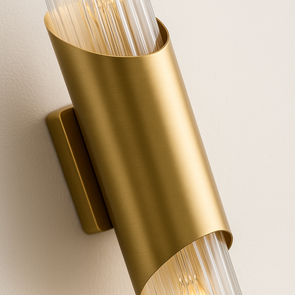 Luminária Arandela Moderna Minimalista Metal Vidro Kefal - ABAZZUR™