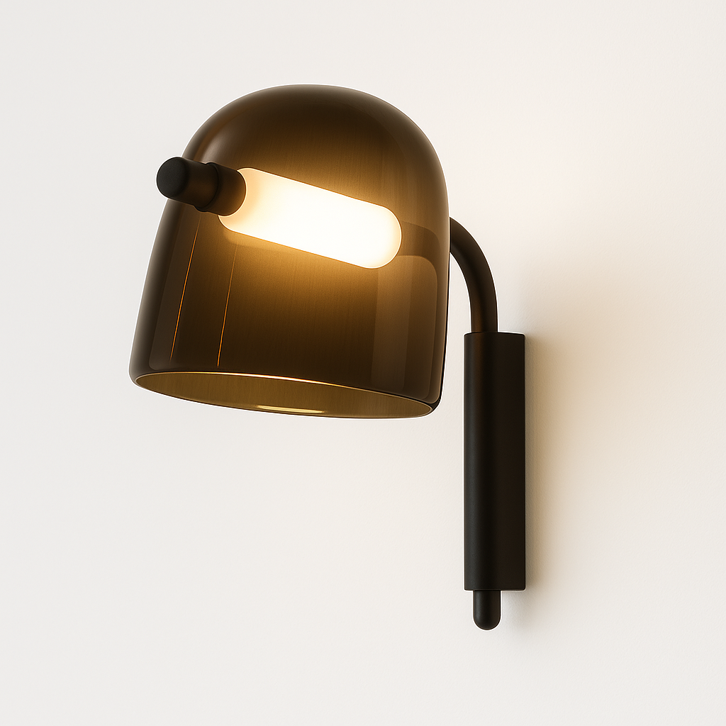 Luminária Arandela Moderna Minimalista Metal Vidro LED Wynno - ABAZZUR™