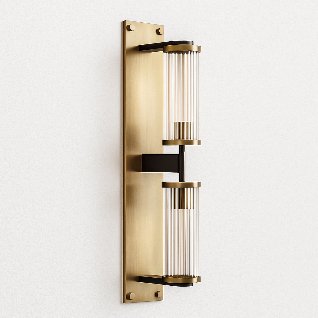 Luminária Arandela Moderna Minimalista Metal Vidro Les Halles - ABAZZUR™