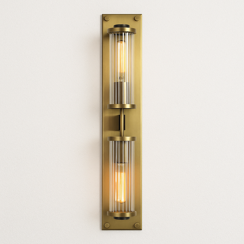 Luminária Arandela Moderna Minimalista Metal Vidro Les Halles - ABAZZUR™